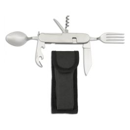 NAVAJA MULTIUSOS ALBAINOX ACERO INOX 7CM PARA CAMPING