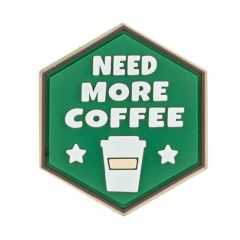 45697_PARCHE GOMA RELIEVE SENTINEL GEARS NEED MORE COFFEE 01