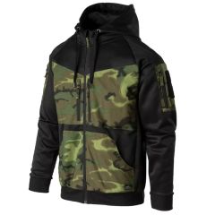58957_SUDADERA TACTICA HELIKON ROGUE HOODIE FULLZIP NEGRA/ERDL 01